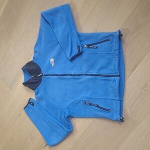 The North Face Jacket Women's Small Blue Fleece Polartech Full Zip Activewear